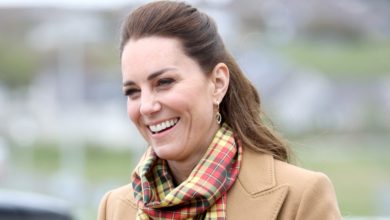 Photo of Kate Middleton Wears All Tan Outfit on Scotland Royal Tour in Orkney