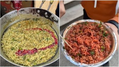 Photo of Have you ever eaten Maggi with Rooh Afza?  People get angry after watching the viral video