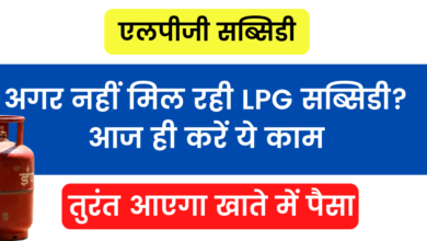 Photo of LPG Gas Subsidy: If not getting LPG subsidy?  Do this work today, money will come in the account immediately