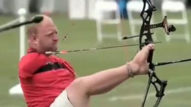 Photo of The man hit a wonderful target with his feet, watching the video, people said – ‘Impossible… unbelievable’
