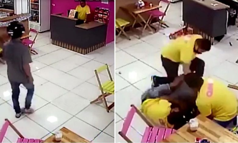 The thief wanted to rob money by entering the restaurant, then the staff there made such a condition