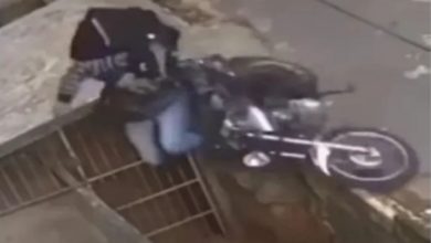 Photo of Video: You will be surprised to see such luck of the person, this accident happened with the biker