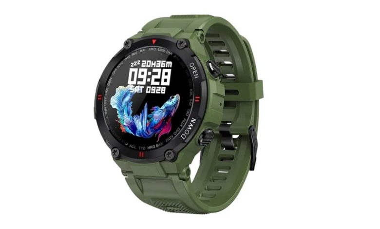 Just Corseca recently unveiled its latest smartwatch Ray K'anabis in India, priced at Rs.8,999 ($121).  The new smartwatch comes with some good specifications.  Ray Cannabis is a salt-water resistance smartwatch and is specially designed for athletes, bikers.  Just Corseca Ray K'anabis sports a 1.28-inch Full HD IPS display with a resolution of 240×240 pixels.