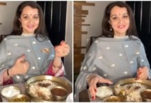 Photo of In the viral video, the woman gave tips to eat desi food, social media users are getting surprised