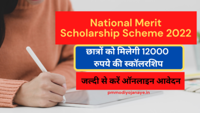 Photo of National Merit Scholarship Scheme 2022: Scholarship of Rs 12000 will be available