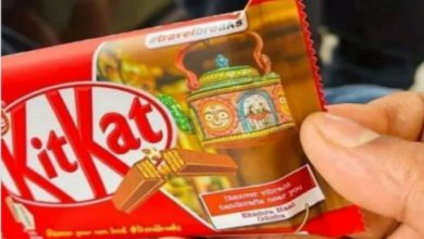 Photo of Nestle put a picture of Lord Jagannath on Kitkat chocolate, angry people shared the reaction