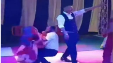 Photo of Pat-wife fell while dancing on the dance floor, people were laughing while watching the video – watch video