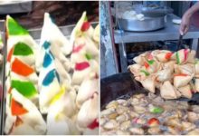Photo of Take it!  Now colorful samosas have come in the market, people watching the video said – ‘playing with it will not be tolerated’