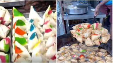 Photo of Take it!  Now colorful samosas have come in the market, people watching the video said – ‘playing with it will not be tolerated’