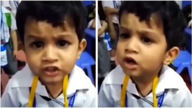 Photo of The child sang ‘Gulabi Aankhen Jo Teri Dekhi…’ in front of the teacher and finally said such a thing, people said – Hi re innocence