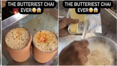 Photo of The shopkeeper prepared ‘Butter Tea’ by adding a lot of butter to the tea, watching the video, the hearts of tea lovers would sit!