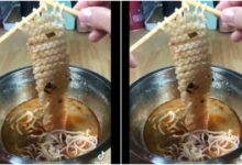 Photo of Viral: Woman weaves ‘sweater’ with noodles, this shocking video has been viewed more than 7 million times
