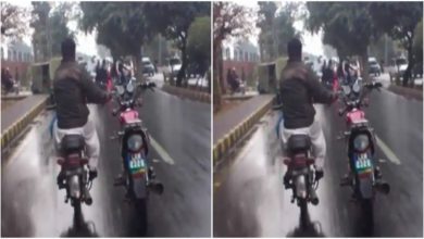 Photo of A single person ran two bikes together on the road, watching the video, people said – ‘Yeh toh bada heavy driver nikla’