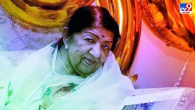 Photo of The last clip of Lata Mangeshkar walking came in front, she is seen in a very weak condition;  video going viral