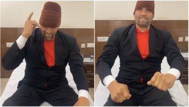 Photo of Viral: Khali dances in a different style on ‘Raw Badam’, this video shadows social media
