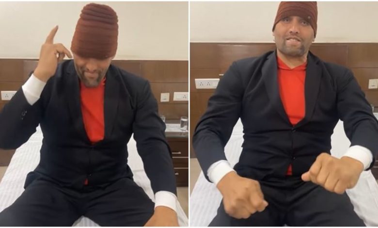 Viral: Khali dances on 'Kachha Badam' in a different style, this video is shadowed on social media