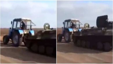 Photo of Viral: The farmer who stole a Russian tank during the war!  People laughed after watching the video