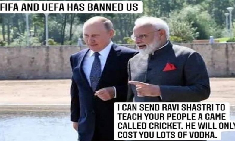 Harsh Goenka's funny post went viral in the midst of Russia-Ukraine war, Ravi  Shastri and had fun with alcohol | India Rag