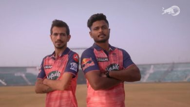 Photo of IPL 2022: Famous stuntman launched Rajasthan Royals jersey by playing on his life, Sanju Samson-Yuzvendra Chahal were surprised
