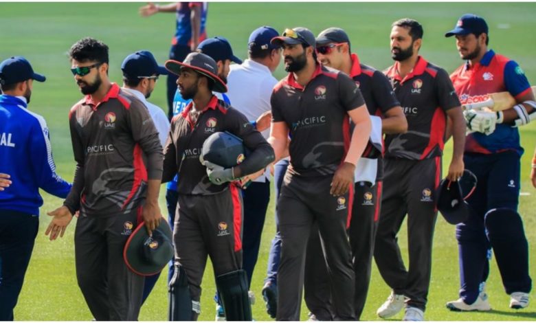 UAE trampled Nepal on the basis of Pakistan bowler!  ICC made a big tweet