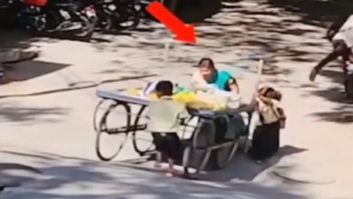 Photo of VIDEO: Two school children won hearts by helping a woman, people said – ‘That’s why they are called the form of God’