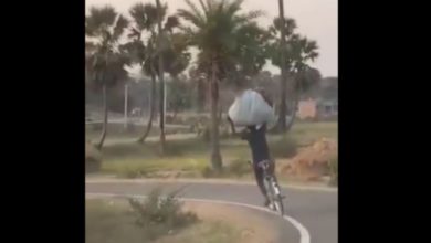 Photo of Viral Video: The village boy ran a bicycle like this without holding the handle, the public of the internet was also surprised