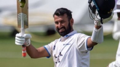 Photo of Cheteshwar Pujara’s bat is on fire, hat-trick of centuries in County Championship, gave a befitting reply to critics
