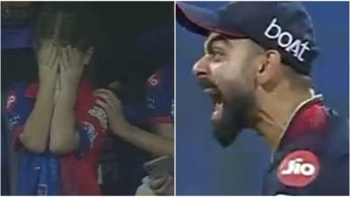 Photo of IPL 2022: Papa was raining sixes and fours, suddenly the daughter started ‘crying’ in the stadium, Virat started screaming with joy, watch the video, know what happened?