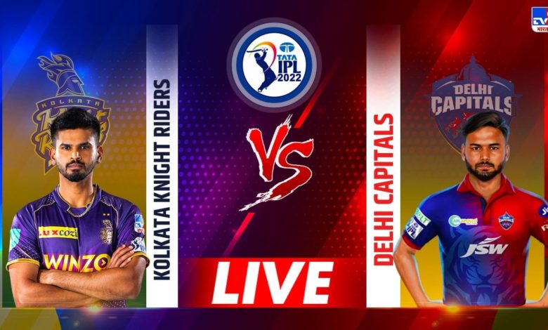 KKR vs DC Live Score, IPL 2022: KKR won the toss, Delhi Capitals bat first