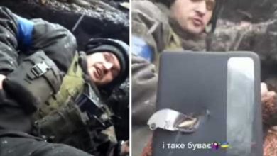 Photo of Russia Ukraine War: A bullet hit on a smartphone in his pocket and saved the life of a Ukrainian soldier, video went viral