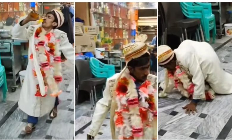 Viral: The groom first drank cold drink and then did a surprising job, people watching the video call it- Attitude