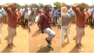 Photo of Viral: The man did a unique dance in the procession, watching the steps, you will press your fingers under your teeth…watch video