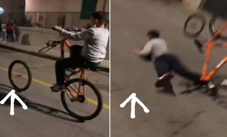 Viral Video: The boy fell on the ground while facing the stunts