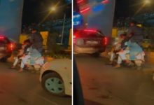 Photo of Funny Video: 6 boys on one scooty will laugh and laugh after seeing how to sit