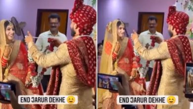 Photo of Jaimala Viral Video: The bride showed tantrums at the time of Jaimala, then see what the groom did, watch the cute video