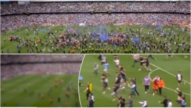Photo of VIDEO: The fury on the football field, the crowd broke down on the goalkeeper, the terrible scene was seen in the last match of the Premier League