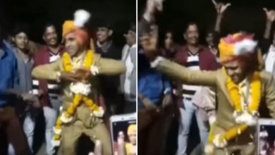 Photo of Viral Video: In the procession, the groom robbed the gathering with his daring dance, watching the video, the public said – number 1 brother