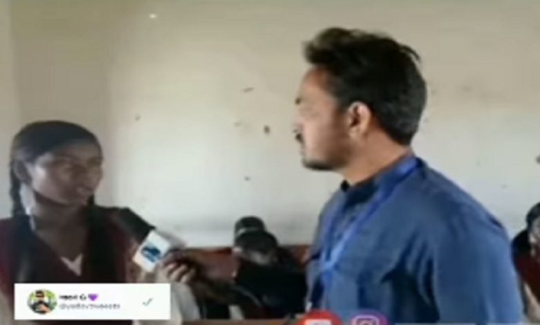 Viral Video: Journalist asked- How many months are there in 1 year?  Hearing the reply of the school girl, people said - 'Oxer do didi ko'