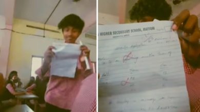 Photo of Viral Video: The student got only 1 mark out of 60, yet see the swag, people said – mother’s slippers are ready
