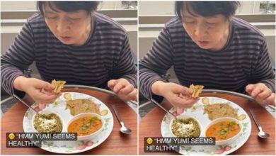Photo of Viral Video: When Japanese grandmother tasted Indian food for the first time, the woman gave a funny reaction as soon as she ate the first bite
