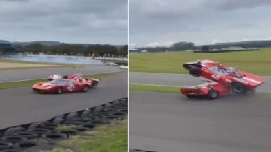 Photo of Car Accident: A horrific accident happened on the racing track, cars climbed one on top of the other, people were stunned after watching the video