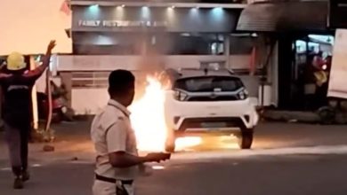 Photo of Electric car also caught fire for the first time in the country after e-scooter, the company is bidding – investigating