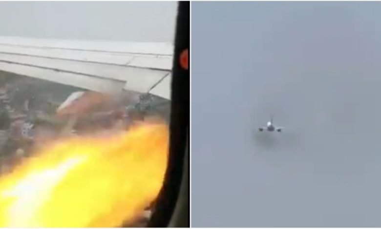 LIVE video of the fire in the flight going to Delhi surfaced, users said - 'Just saved everyone's life'