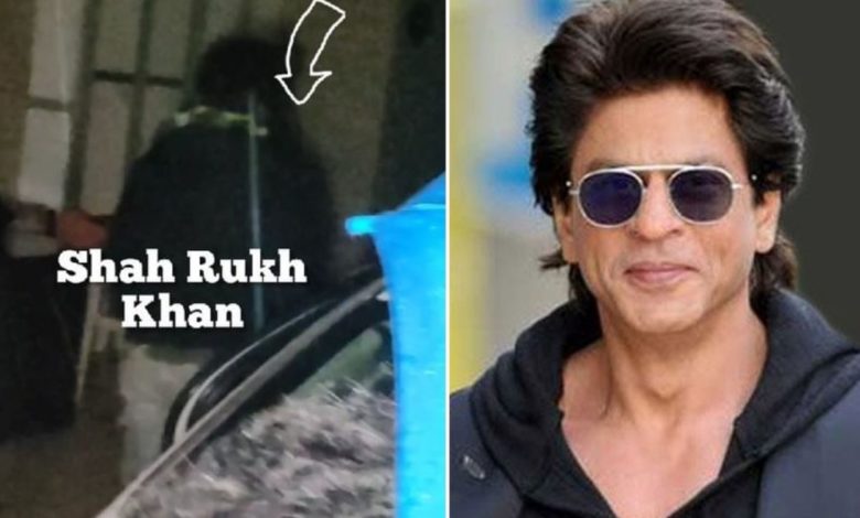 Shah Rukh Khan: Then Shahrukh Khan was seen hiding his face from the umbrella, after watching the video, the public said - give one umbrella to Urfi, brother!