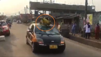 Photo of Shocking Video: The man suffered a heavy jump from the top of a moving car, see how he became a victim of the accident