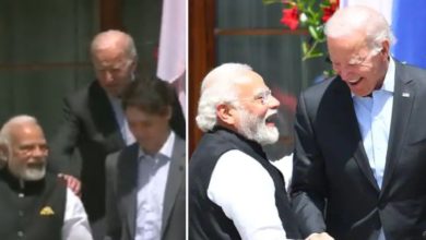 Photo of The US President looked distraught to meet our PM in Germany, watching the video, the public said – Modi ji is hot
