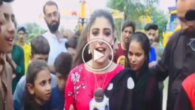 Photo of Pakistani female journalist slapped the child during live reporting, watching the video people said – ‘Who does this brother’