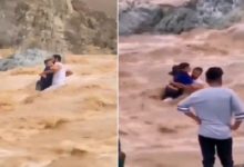 Photo of Shocking Video: Man saved children from flood by playing on life, people’s soul trembled after watching the video!