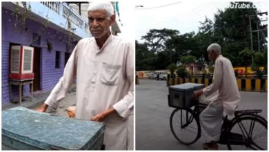 Photo of This old man sells kachori by speaking English, watching the video, public quote – Hats off Daddu