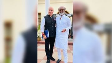 Photo of Anupam Kher is a close friend of Rajinikanth, expressed friendship in this way after meeting